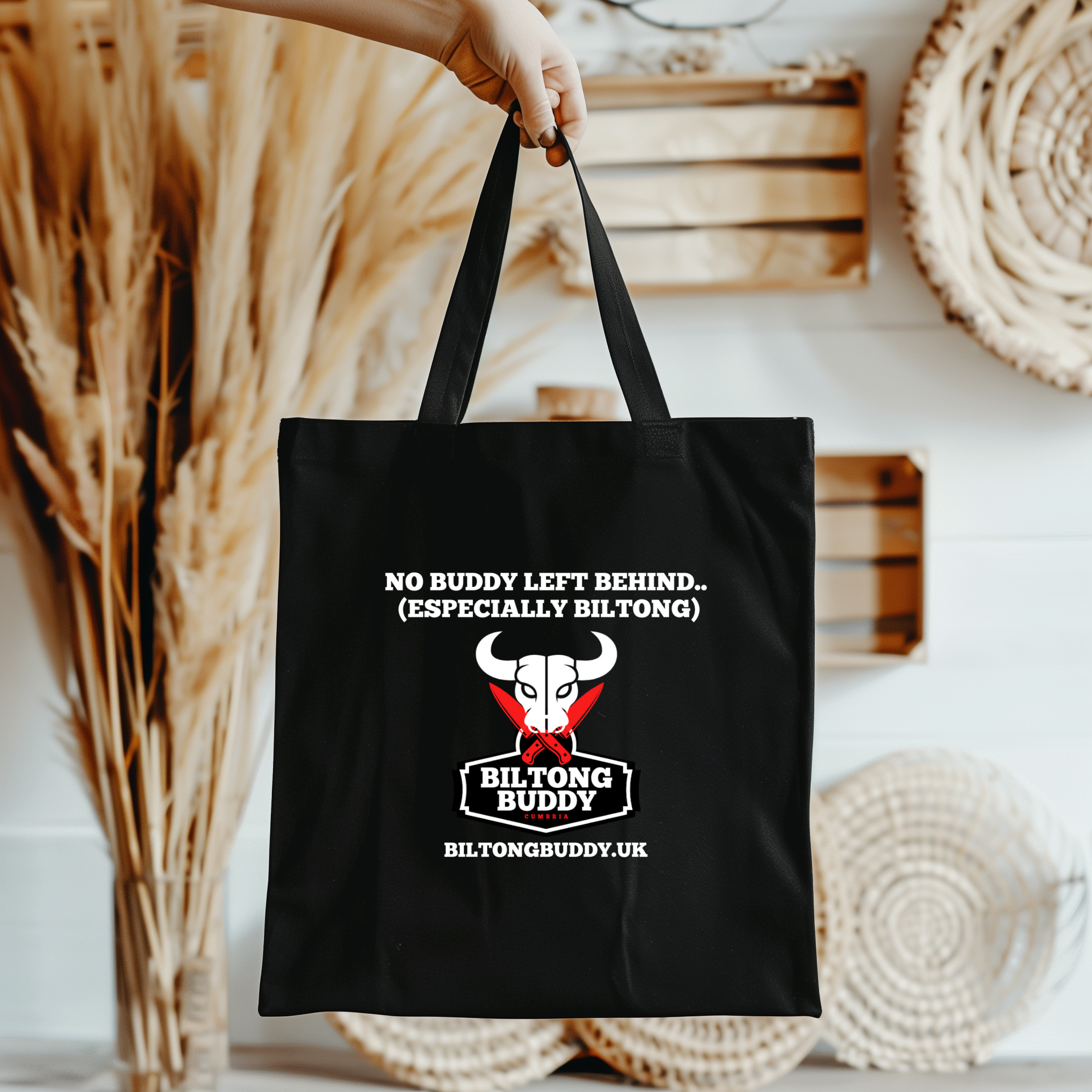 No Buddy Left Behind Especially Biltong Buddy Tote Bag