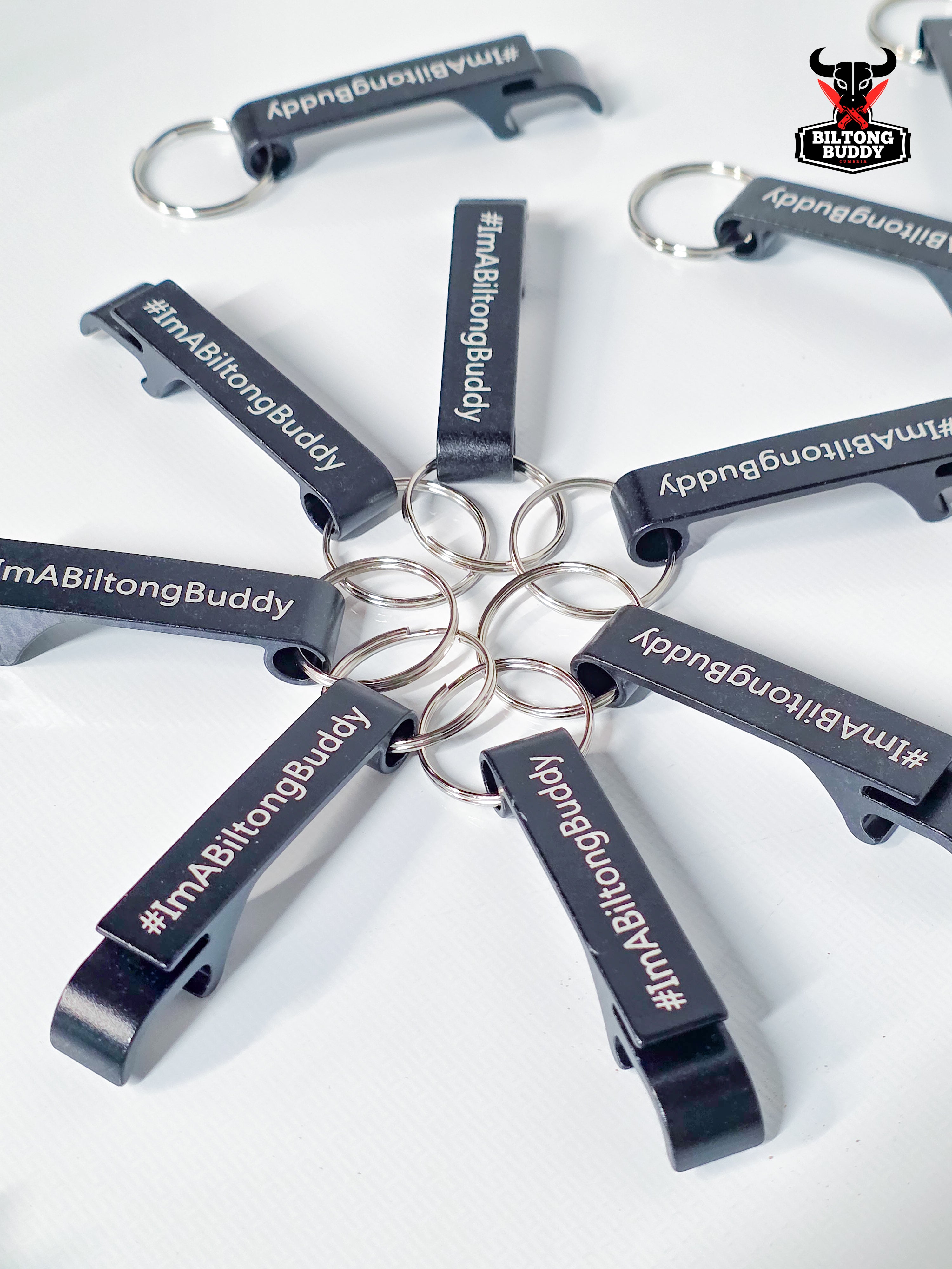 #ImABiltongBuddy – Black Bottle Opener
