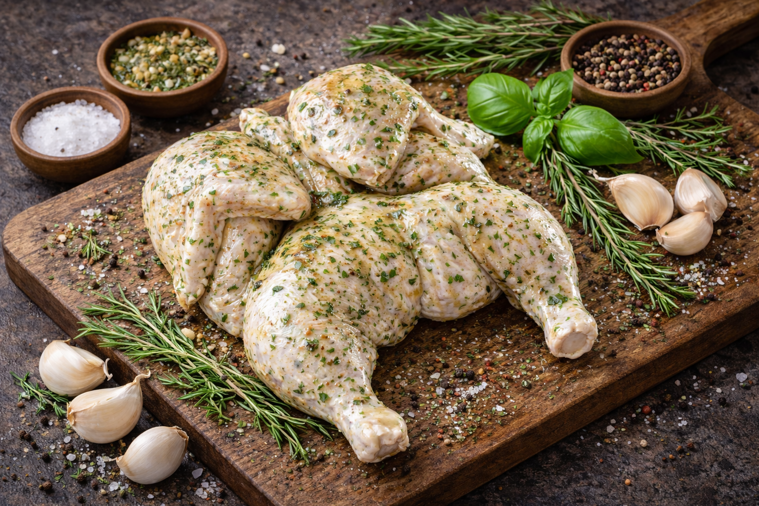 Chicken Flatties Garlic and Herb 1.3kg