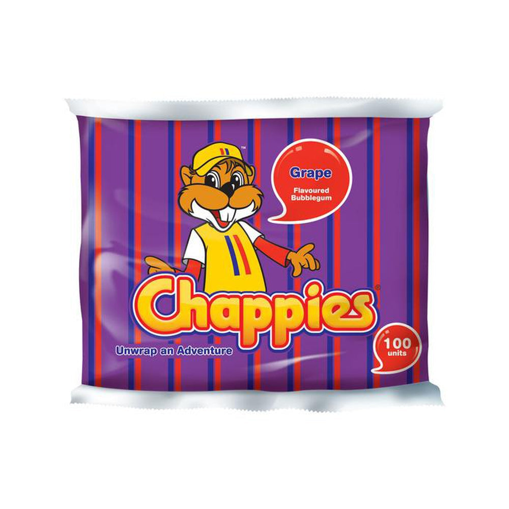 Chappies Bubblegum Grape Size: 400g 100 Units
