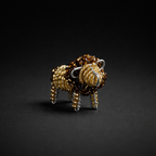 Beaded Lion 3D Keyring