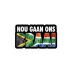 Nou Gaan Ons Braai Car Sticker