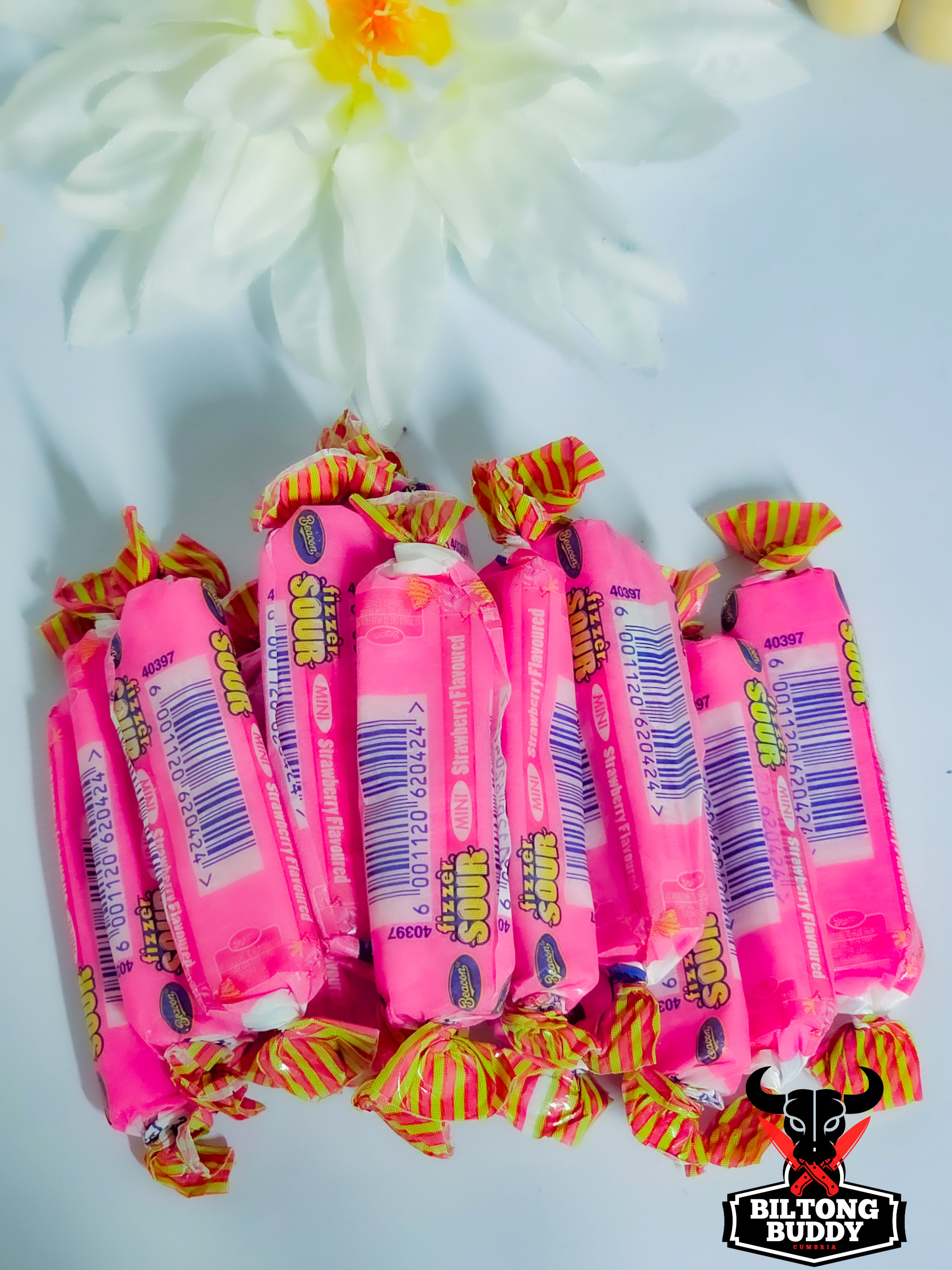 Beacon Mini Fizzers Sour Strawberry – 15 for £3.50