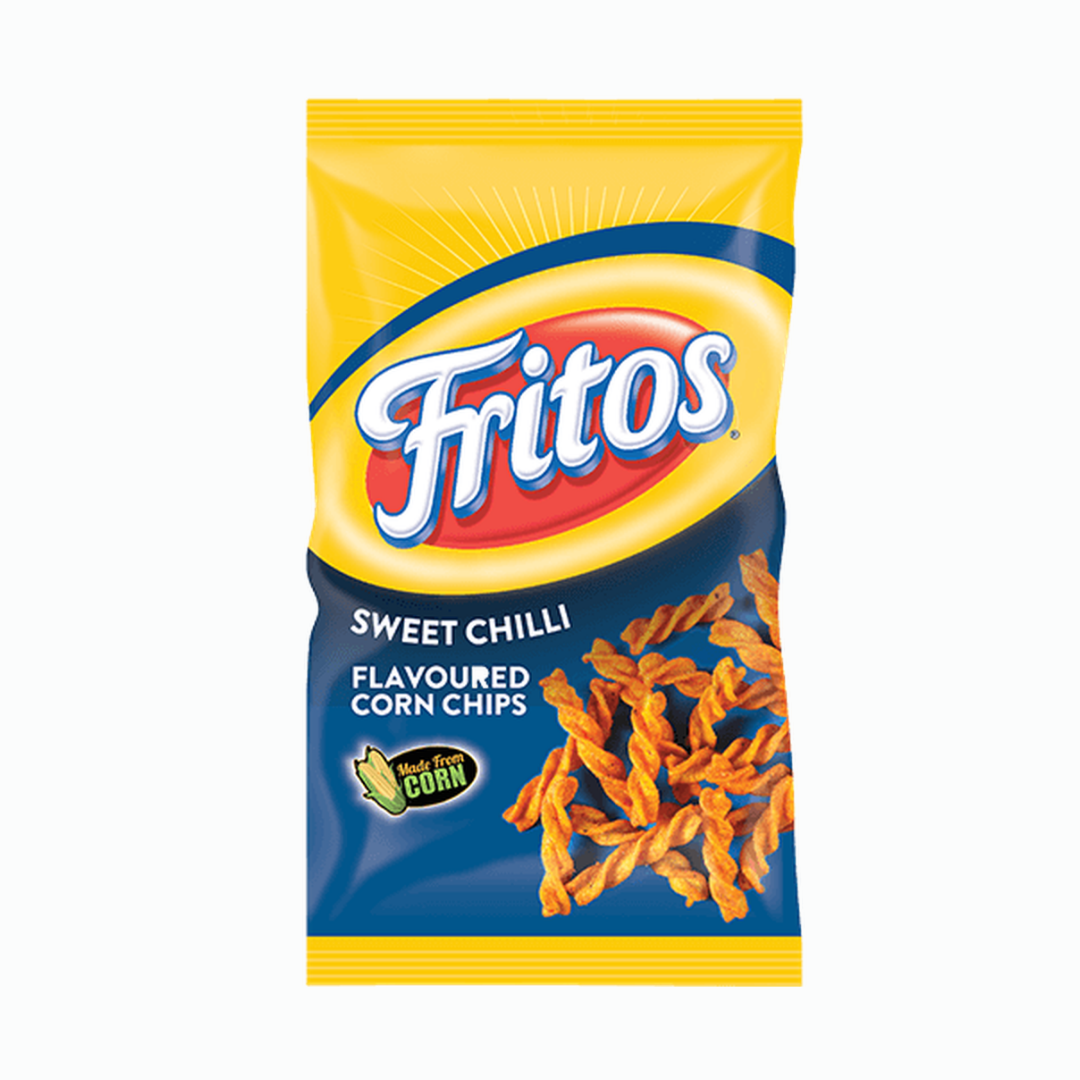 Fritos Sweet Chilli Flavoured Corn Chips Size: 120g