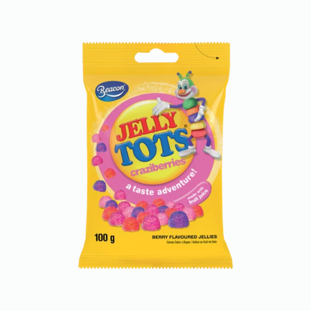 Beacon Jelly Tots Craziberries Size: 100g