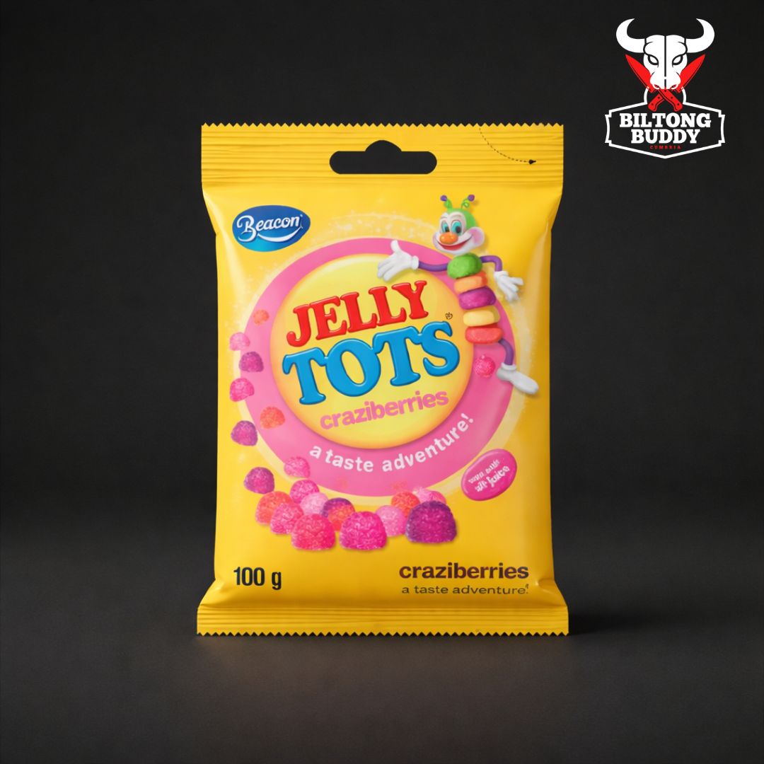 Beacon Jelly Tots Craziberries 100g