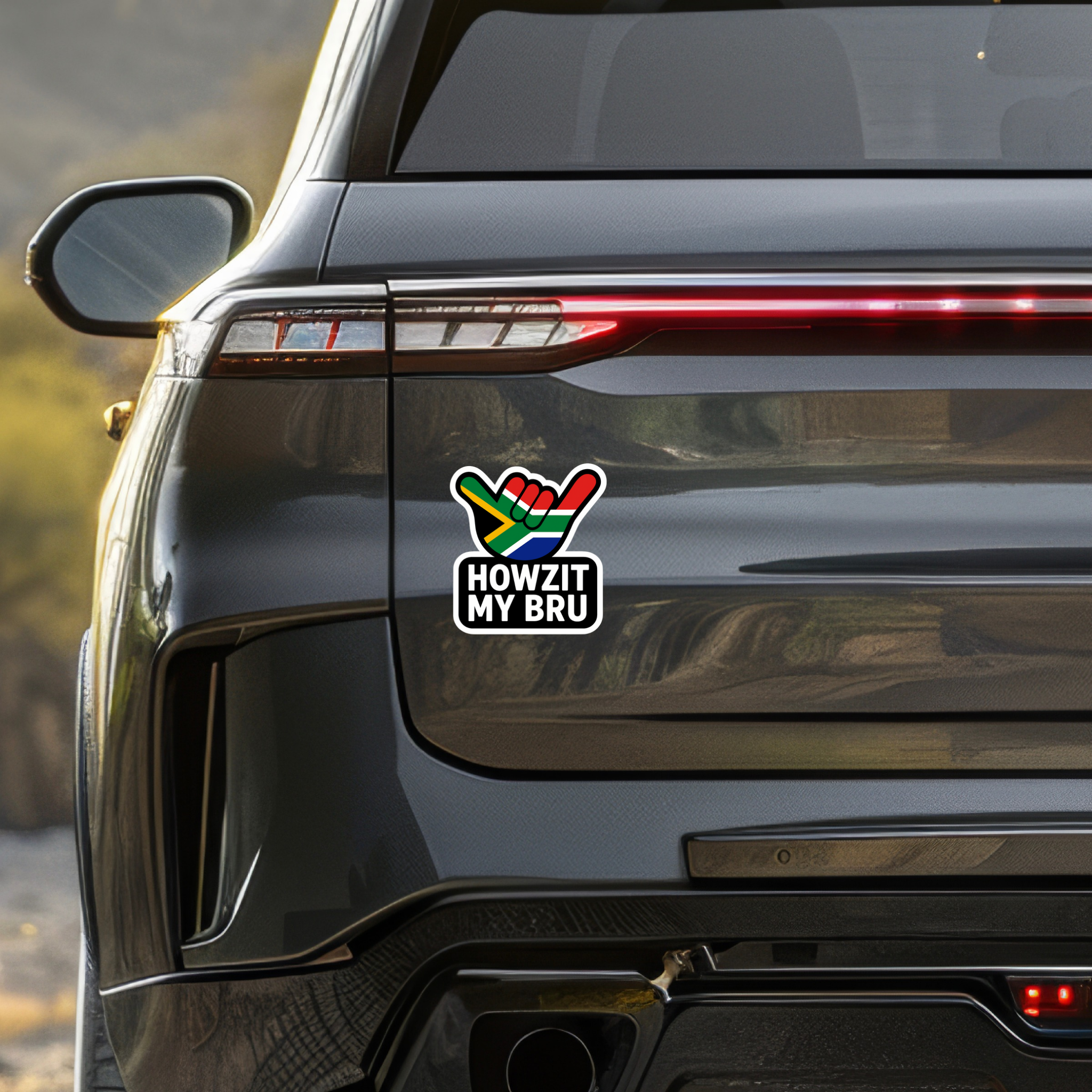 Howzit My Bru Car Sticker