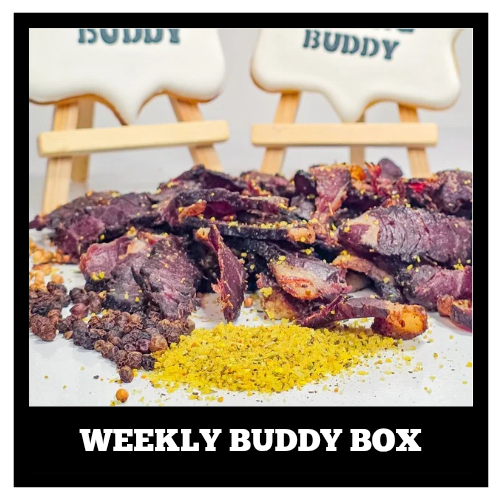 📦 Weekly Buddy Box Biltong – 4 x 150g Bags