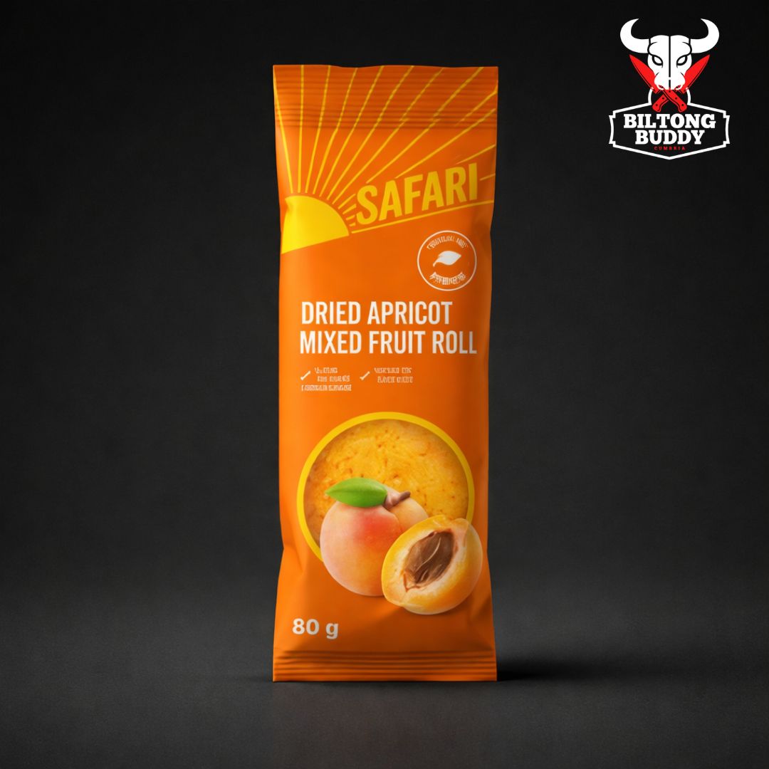 Safari Apricot Fruit Roll 80g