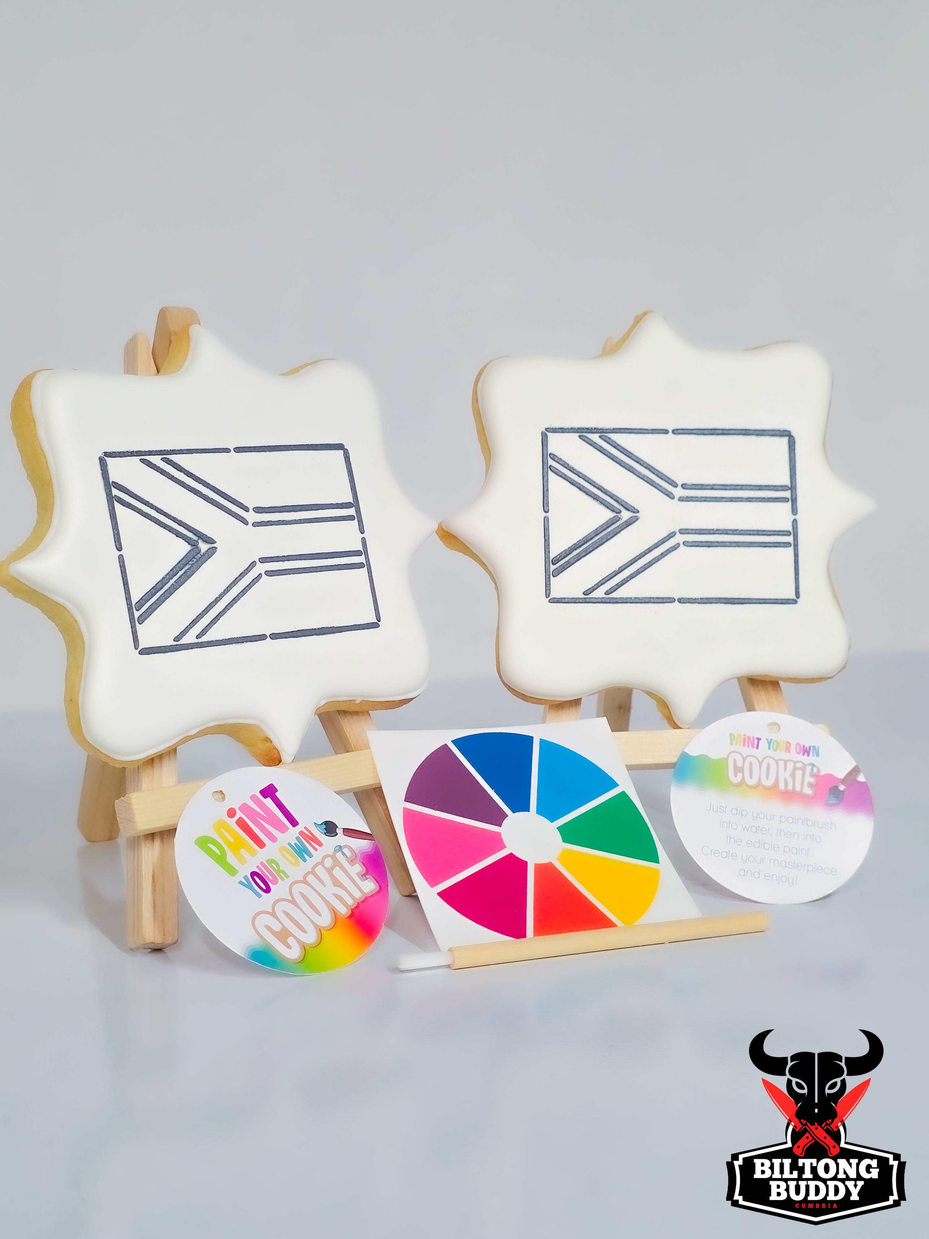 South Africa Flag - Paint Your Own Sugar Cookie