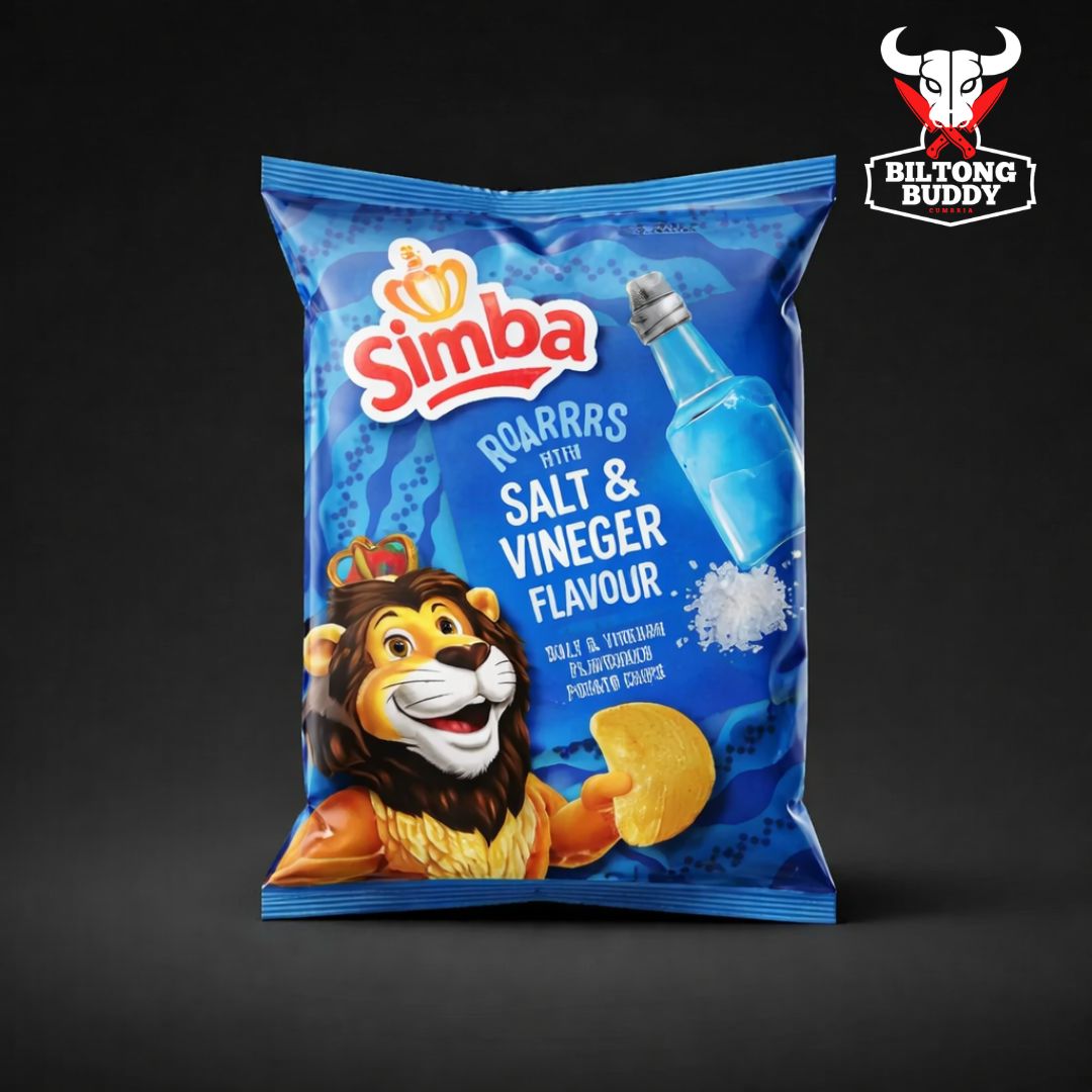 Simba Salt And Vinegar Flavoured Potato Chips 120g