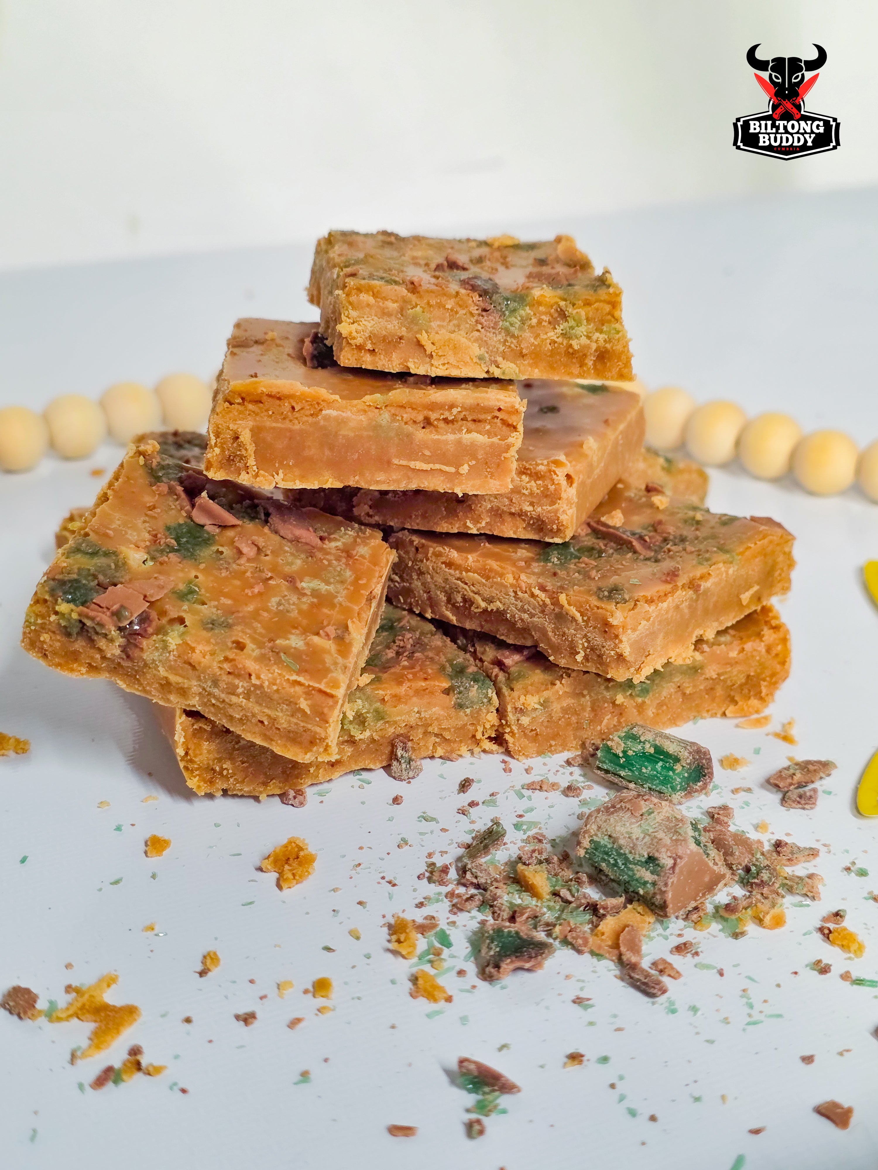 Peppermint Crisp Fudge