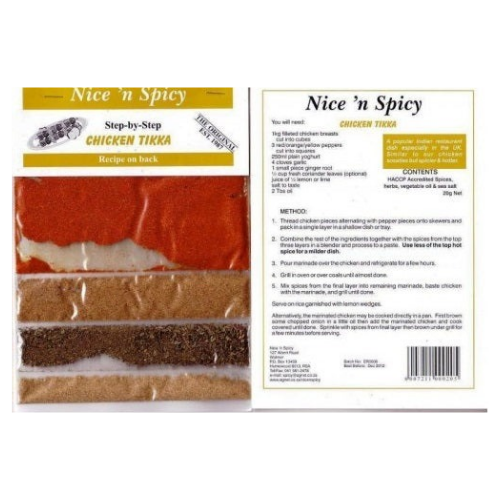 Nice 'n Spicy Chicken Tikka Sachet 20g