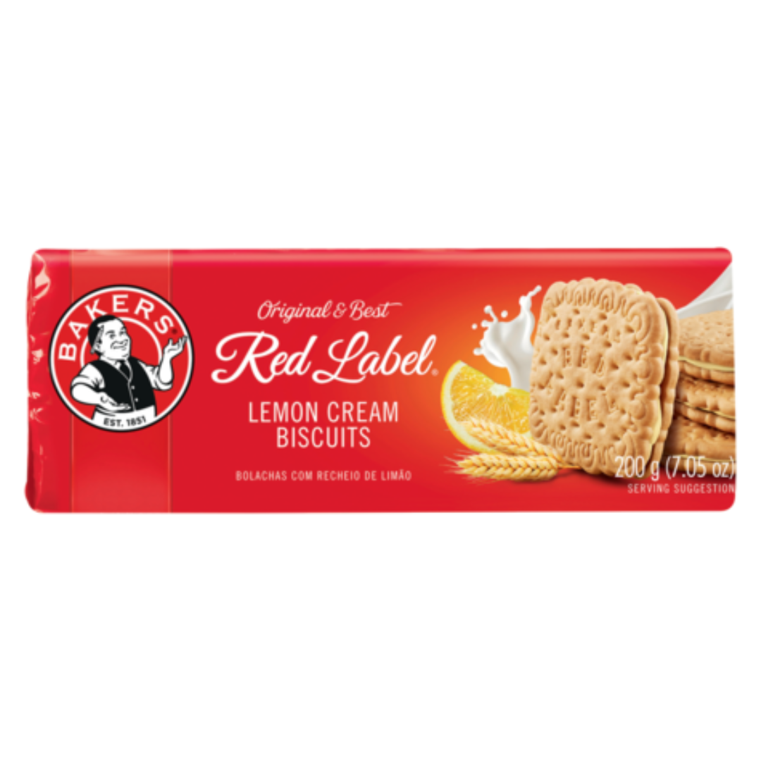 Bakers Red Label Lemon Creams Size: 200g