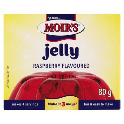 Moir's Raspberry Jelly Size: 80g