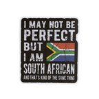 I May Not be Perfect Car Sticker