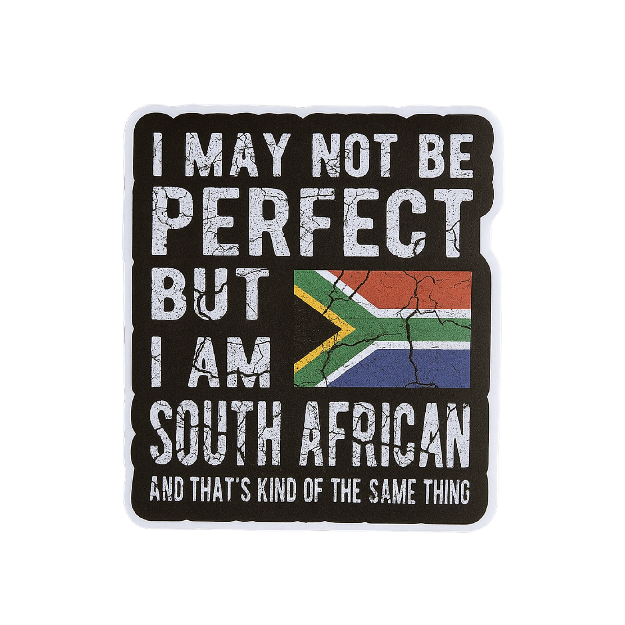 I May Not be Perfect Car Sticker