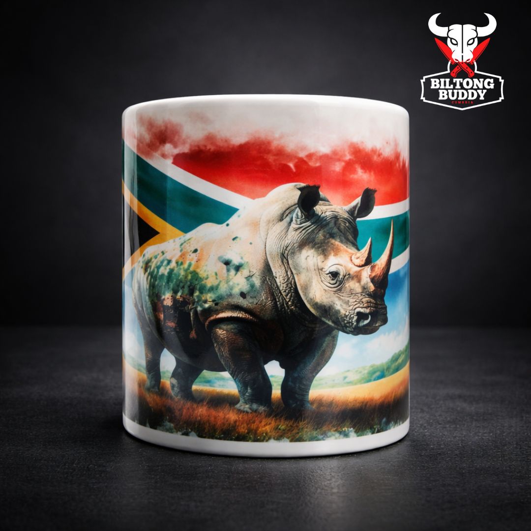 South African Rhino  11oz Coffee Mug