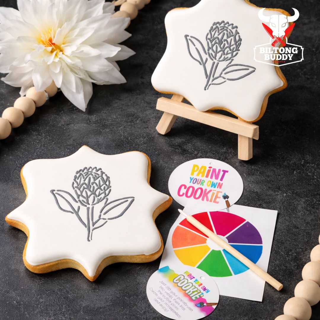 Protea - Paint Your Own Sugar Cookie