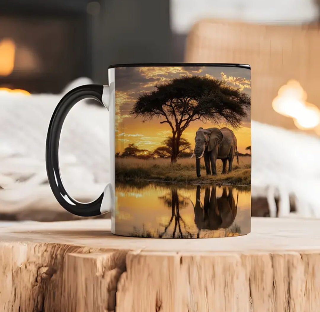 Elegant Sunset Ceramic 11oz Coffee Mug