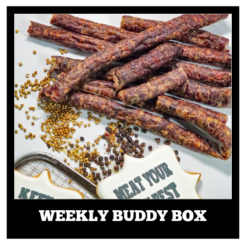 📦 Weekly Buddy Box Drywors – 4 x 150g Bags
