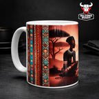 African Tribal Couple 11oz Coffee Mug