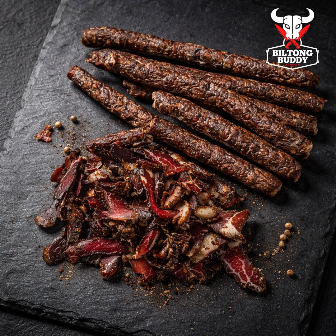Best of Both Deal – 500g Biltong + 500g Drywors (1kg Total)
