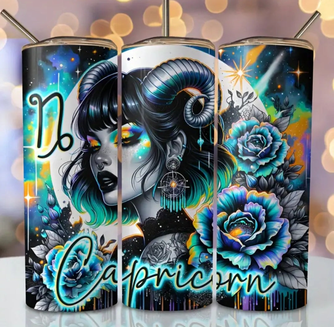 20oz Stainless Steel Flask Capricorn