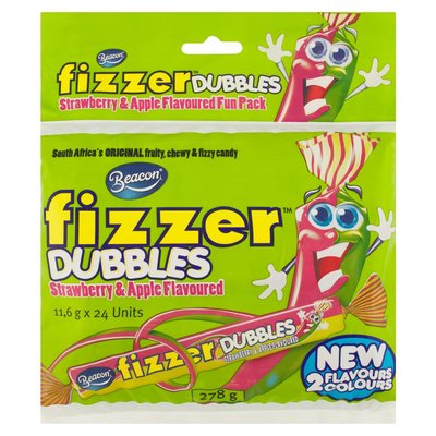 Beacon Fizzers Strawberry & Apple 24 Pack Size: 278g