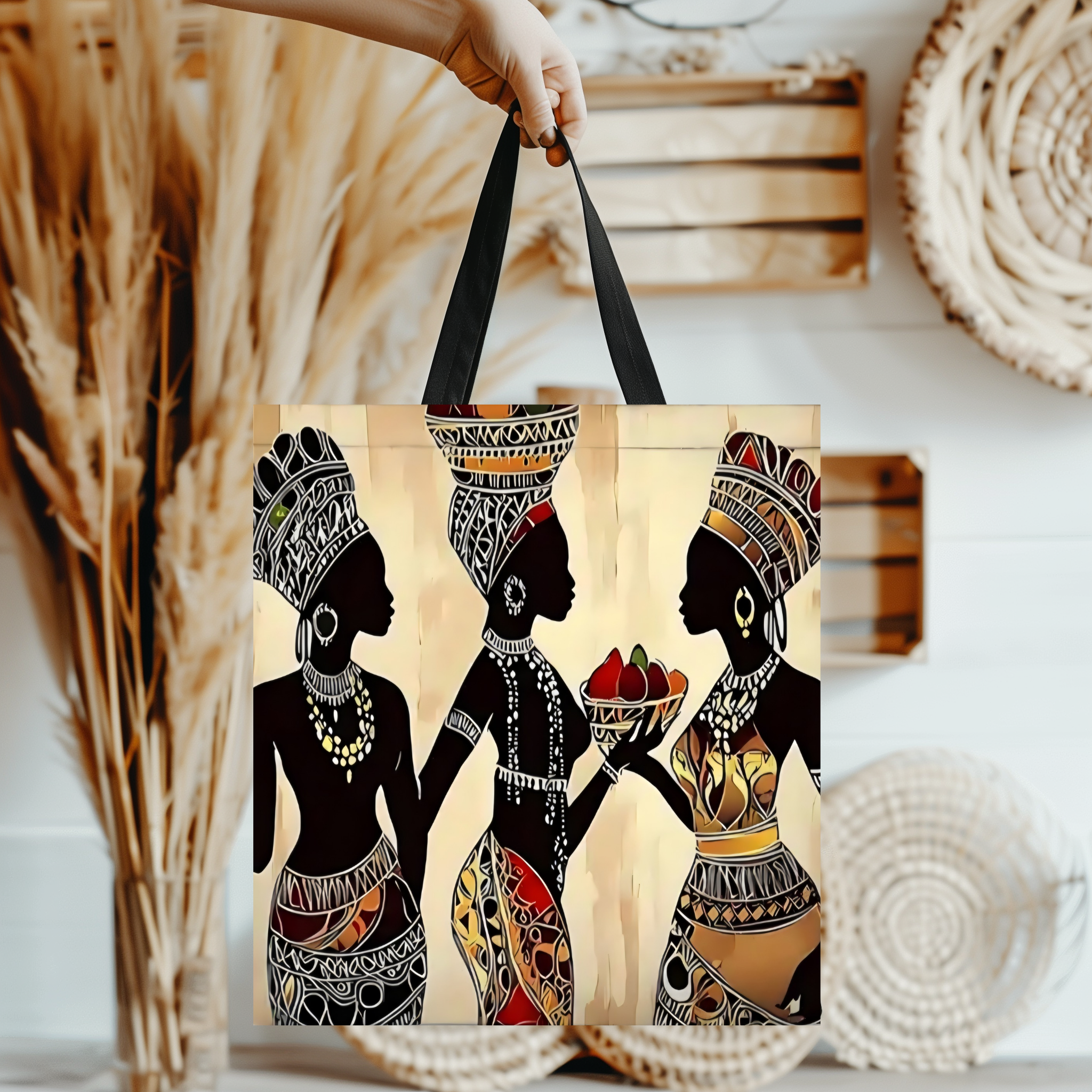 Sisters of the Sun African Tote Bag