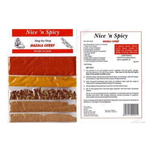 Nice 'n Spicy Masala Curry Sachet 15g