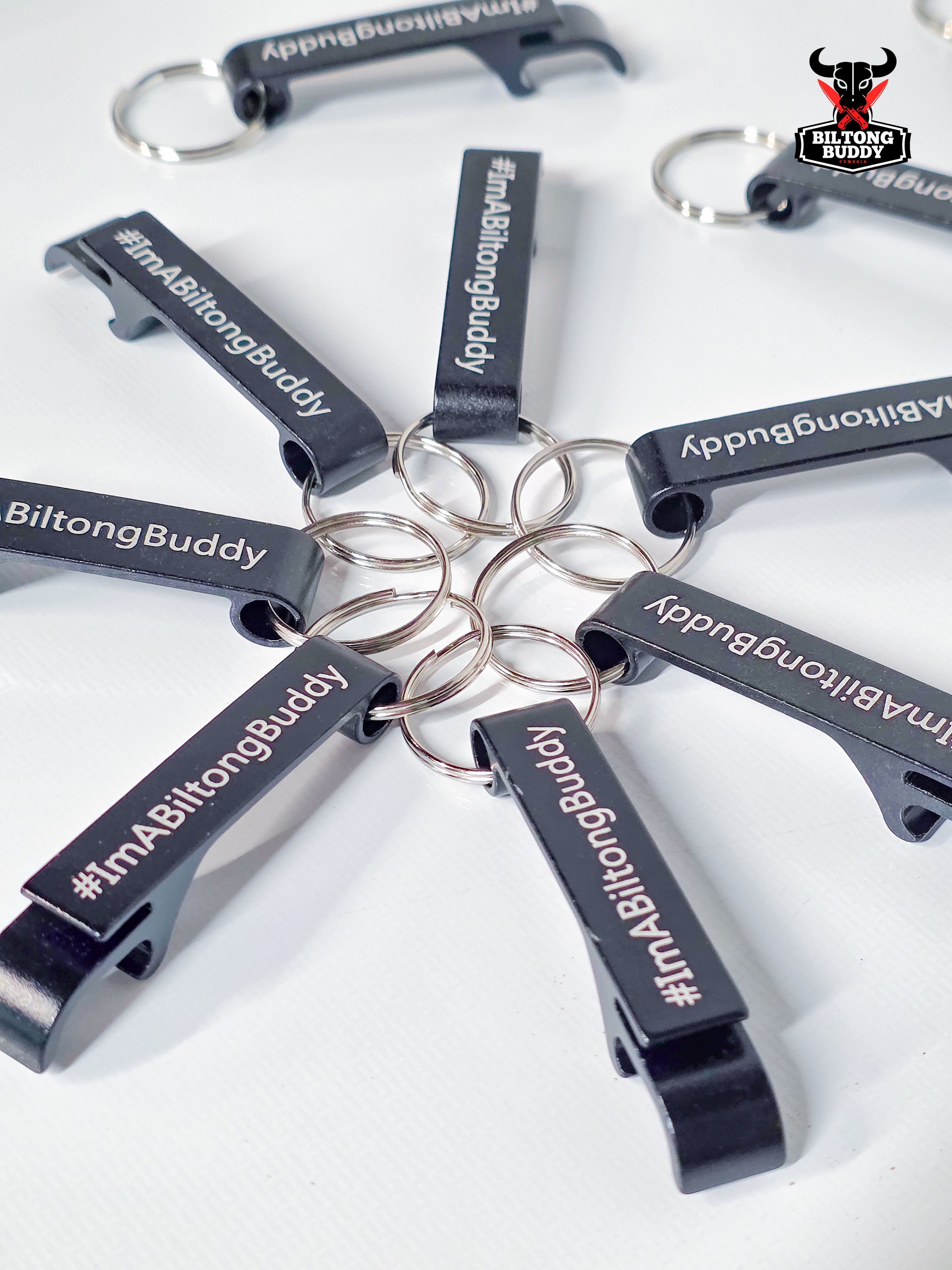 #ImABiltongBuddy – Black Bottle Opener