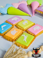 African Iced Zoo Cookies 4's