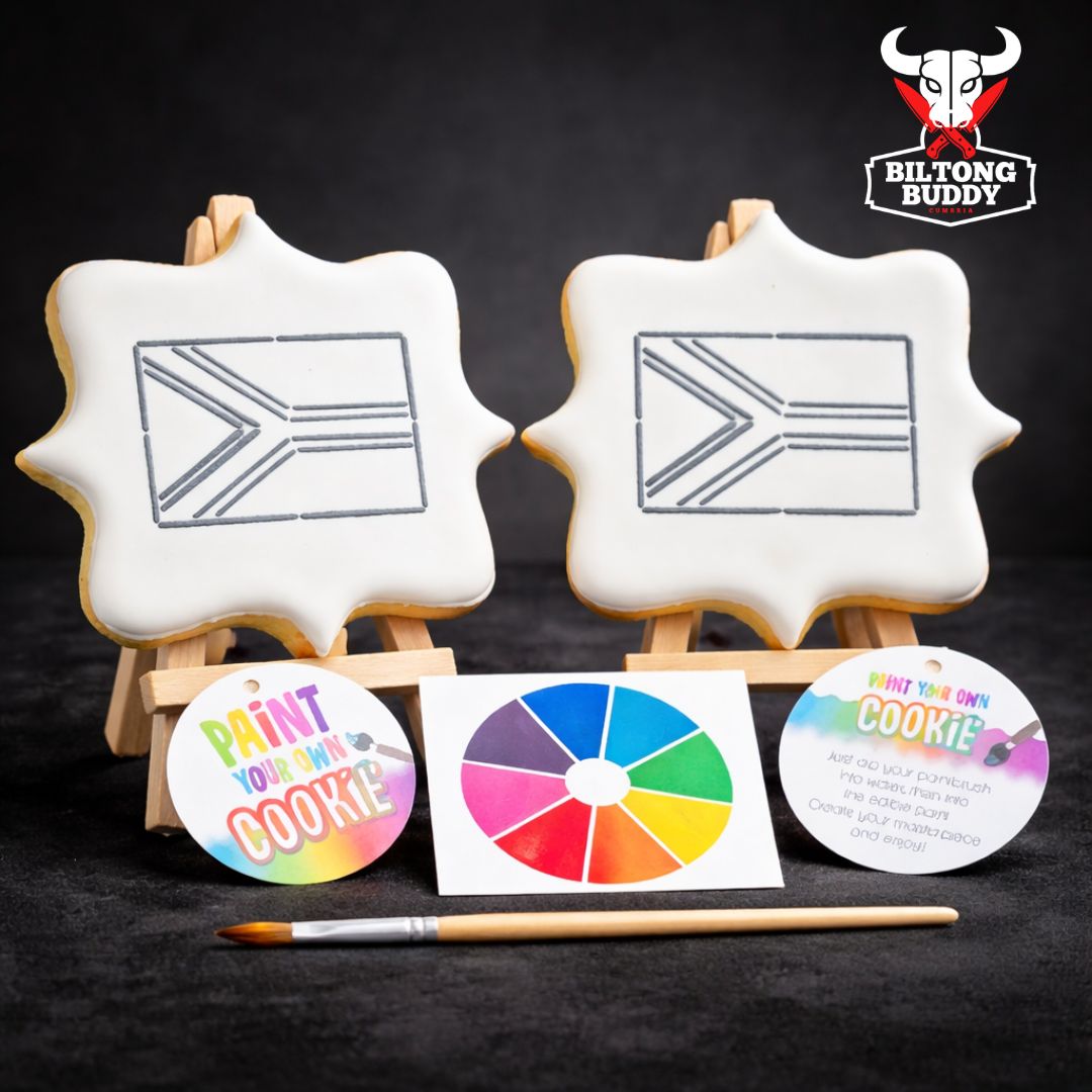 South Africa Flag - Paint Your Own Sugar Cookie