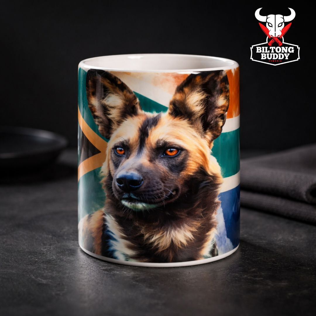 South African Wild dog 11oz Coffee Mug
