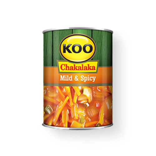 Koo Chakalaka Mild & Spicy Size: 410g