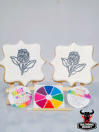 Protea - Paint Your Own Sugar Cookie