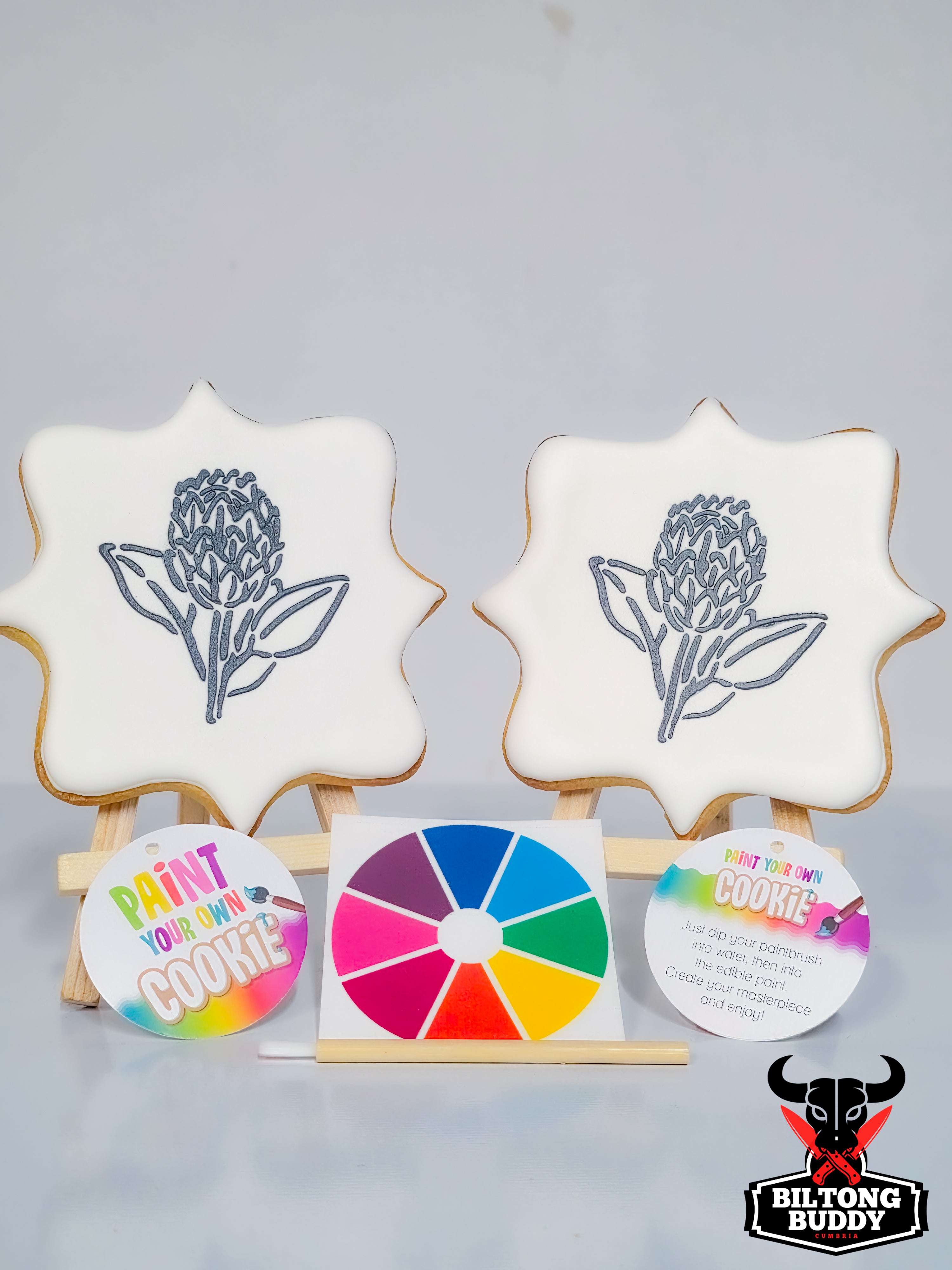 Protea - Paint Your Own Sugar Cookie