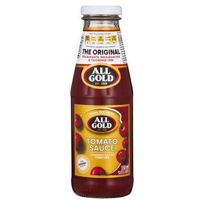 All Gold Tomato Sauce Size: 350ml