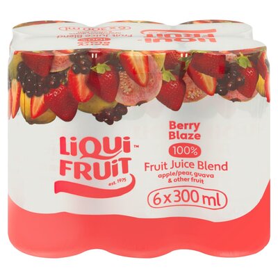 Liqui Fruit Berry Blaze 6x300ml Pack