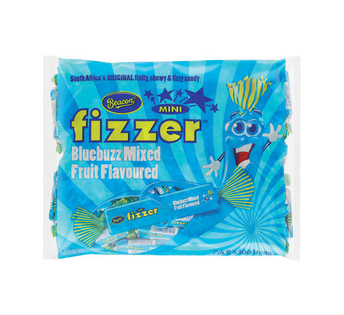 Beacon Mini Fizzer Blue Buzz Size: 740g 100 Units