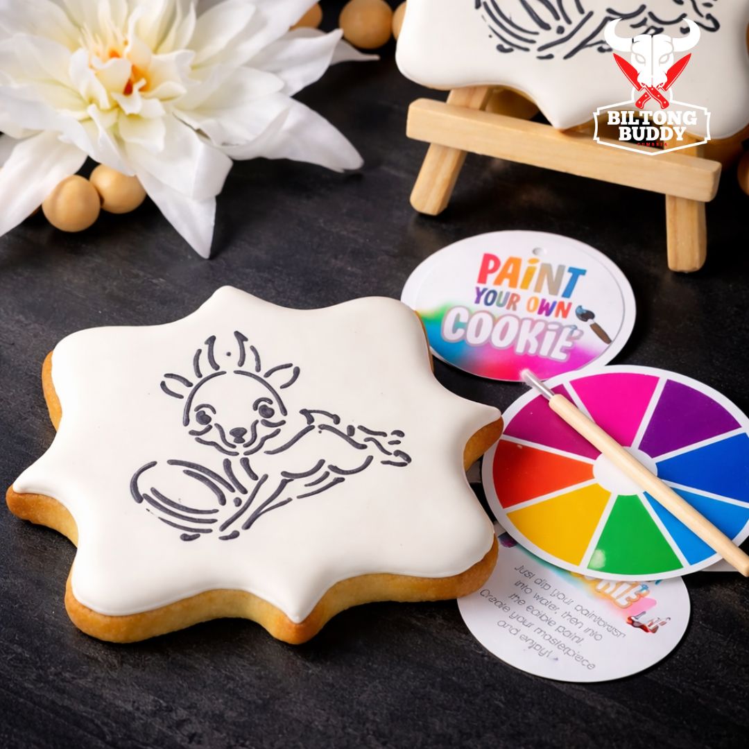 Springbok Pounce- Paint Your Own Sugar Cookie