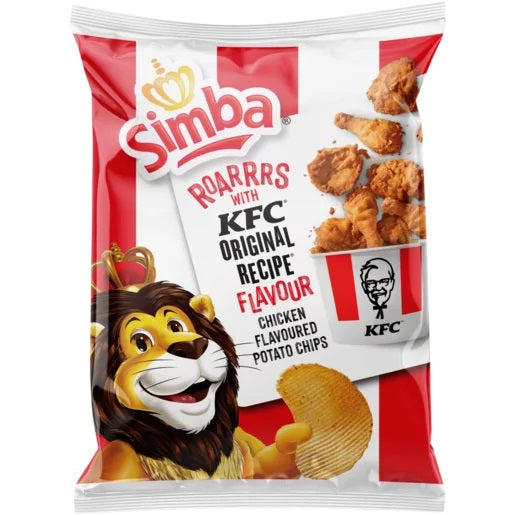 Simba KFC Original Recipe Flavoured Potato Chips Size: 120g