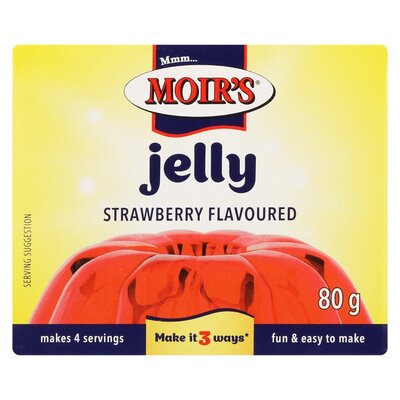 Moir's Strawberry Jelly Size: 80g