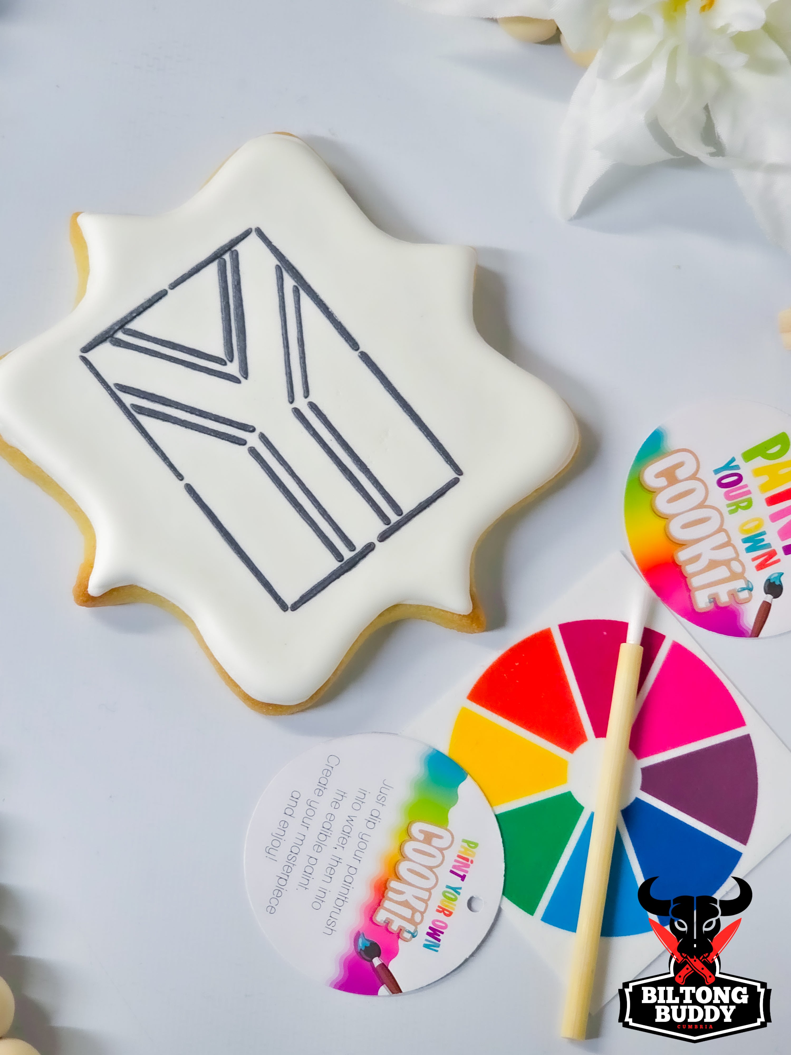 South Africa Flag - Paint Your Own Sugar Cookie