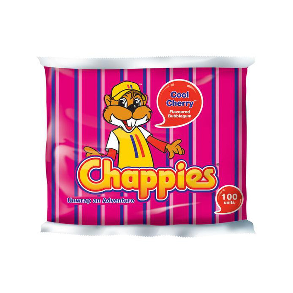Chappies Bubblegum Cherry Size: 400g 100 Units
