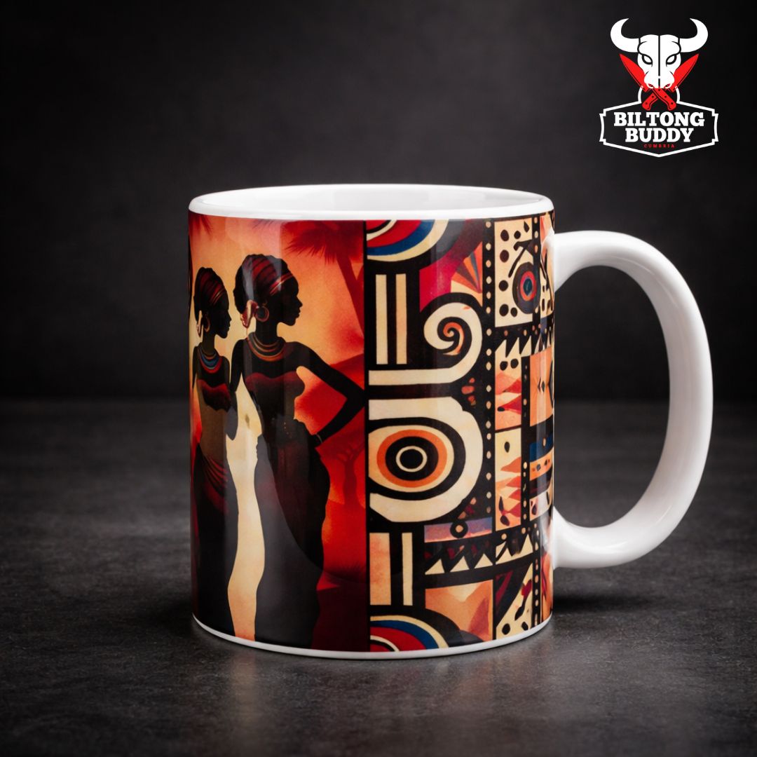 African 4  Women Tribal  11oz Coffee Mug