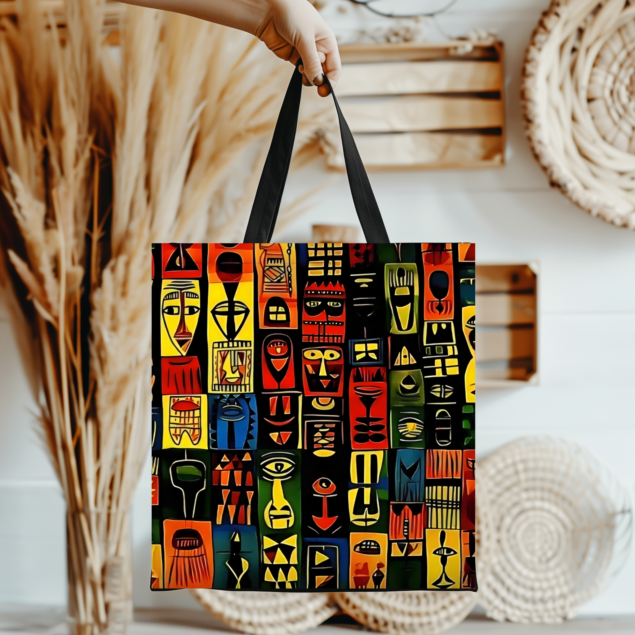 African Tribal Tote Bag