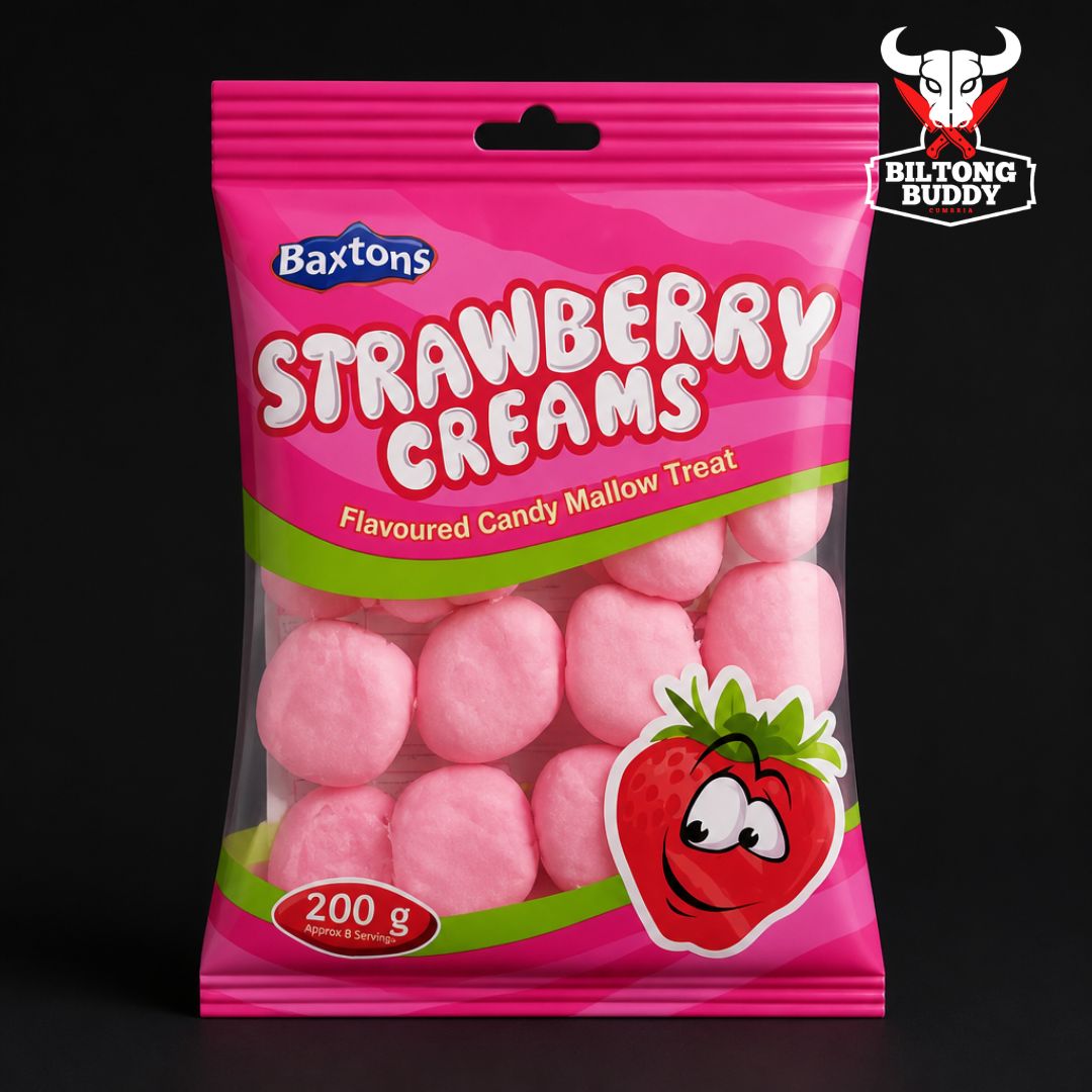 Baxtons Strawberry Creams Candy Mallows 200g