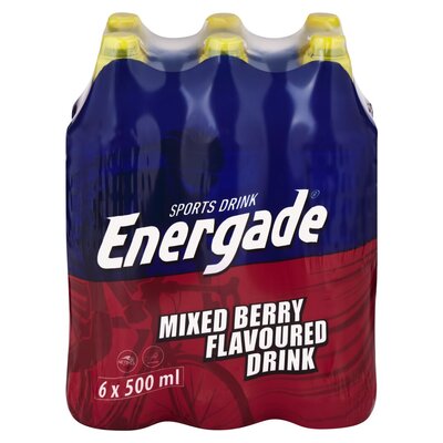 Energade Mixed Berry 6x500ml Pack